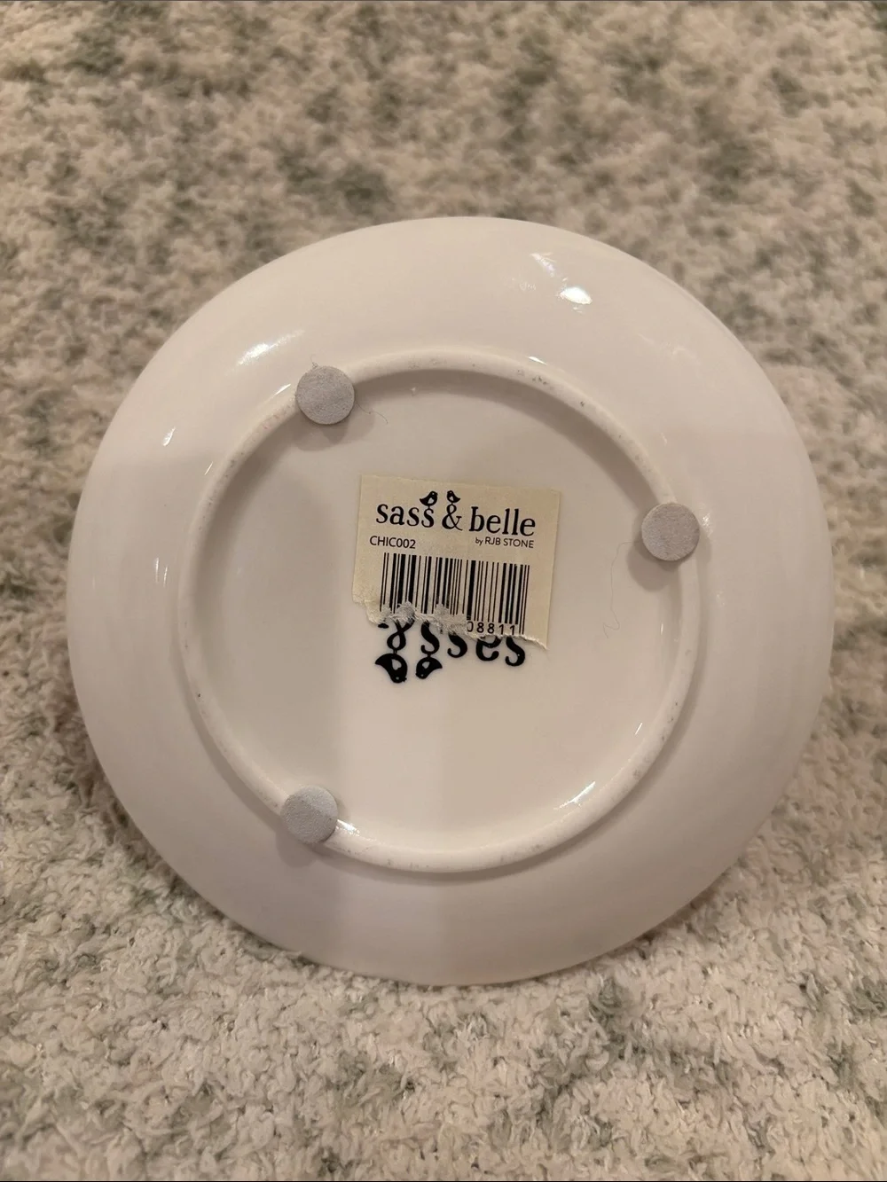 Southwest Ceramic Teal Cactus Ring Jewelry Trinket Dish NWT Sass & Belle 5x4”